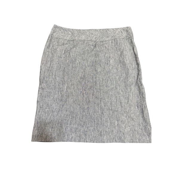 NWT Style & Co Womens GrayPleated Stretch Lined Knee Length Career Skirt Size 12 - Picture 1 of 4